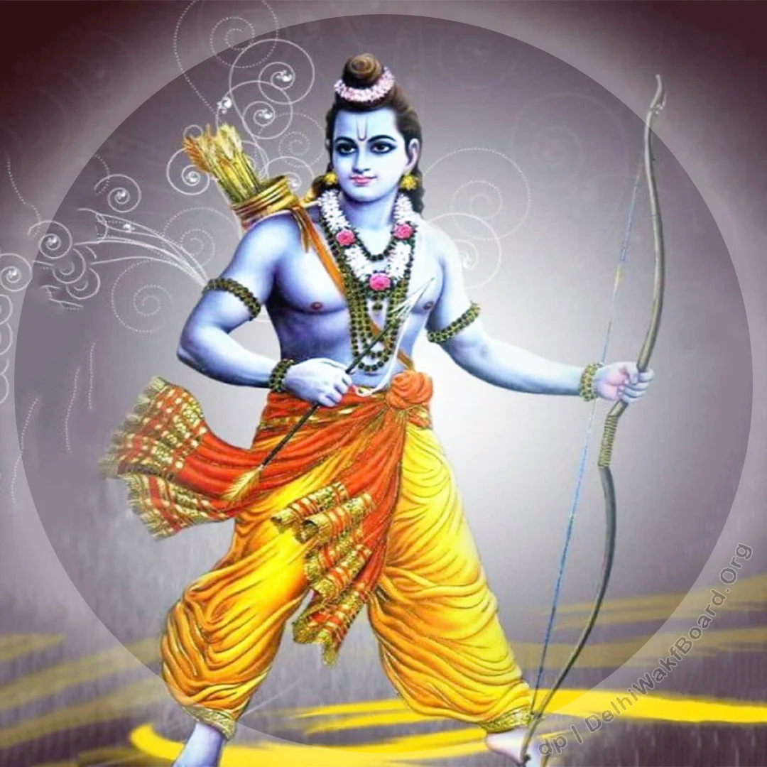 Lord Rama returned from battle field with flying colours(victory).