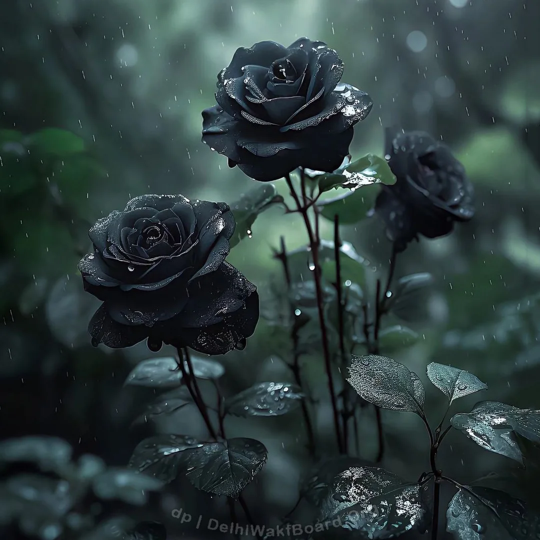 Mystic Black Rose Dp Pic