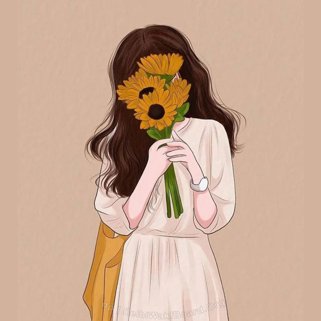 Sunflower Cartoon Dp Hide