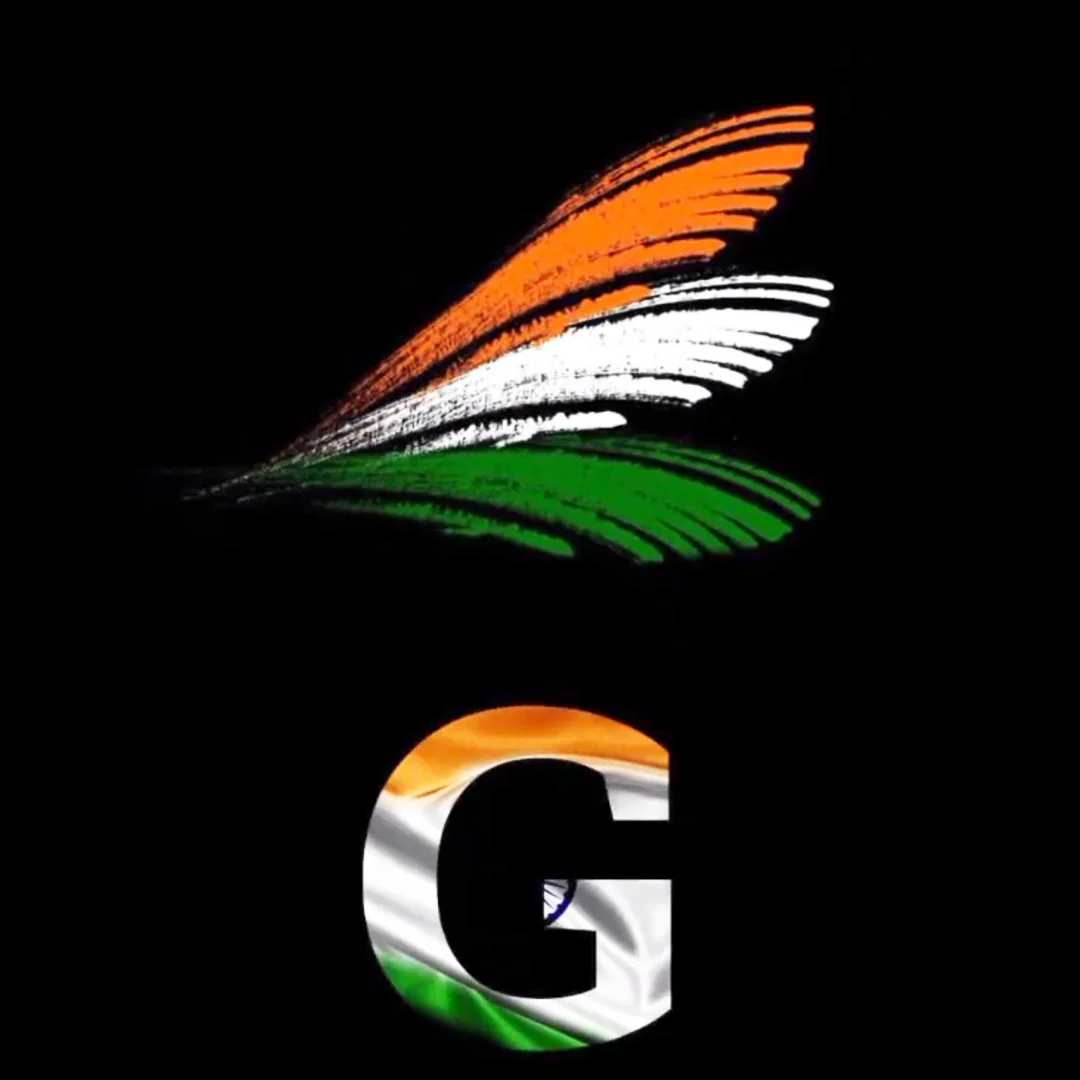 India Flag Alphabet G