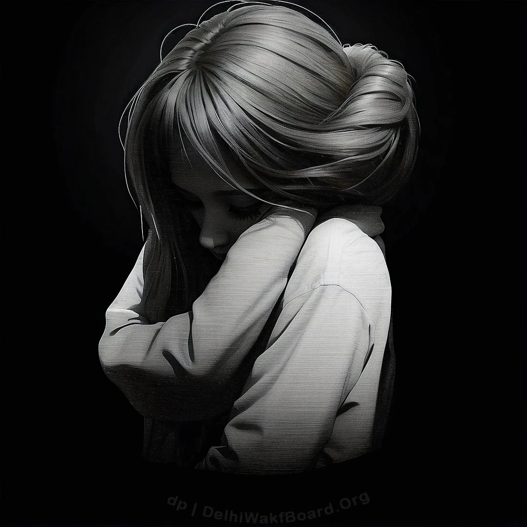 Black DP Sad Girl Picture Download